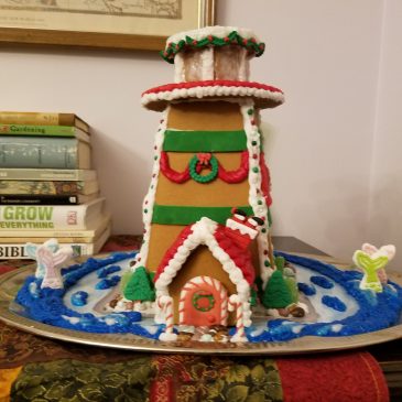 Building A Gingerbread Lighthouse & Village